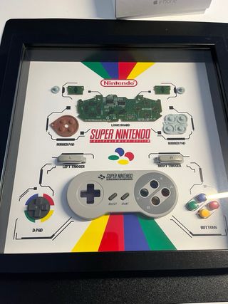 Cuadro Despiece Mando Super Nintendo