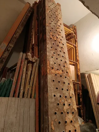 Chapas de andamio metálicas