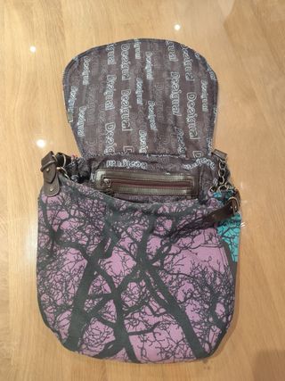 Bolso Desigual Morado y Turquesa