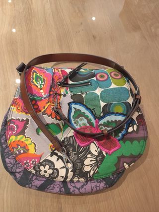 Bolso Desigual Morado y Turquesa