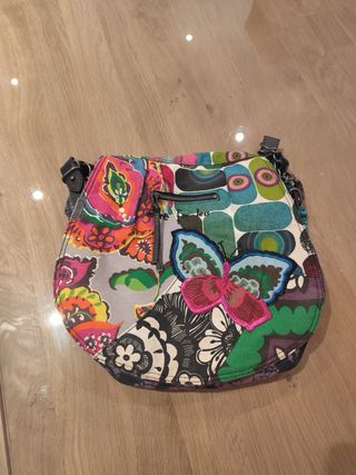 Bolso Desigual Morado y Turquesa