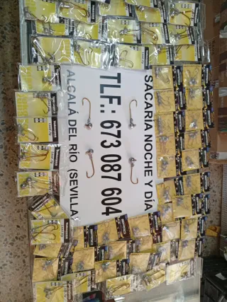 Paquetes de anzuelos plomados para pesca