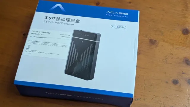 Caja Disco Duro ACASIS 3.5 HDD EC-5351C