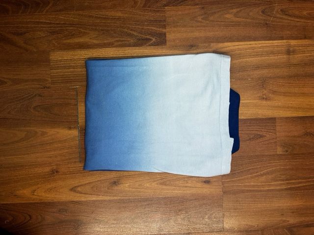 Polo Hollister Degradado Azul y Blanco