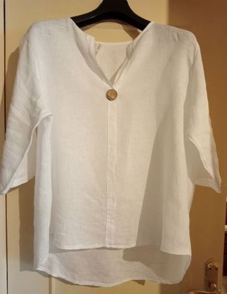 Blusa Lino Blanca