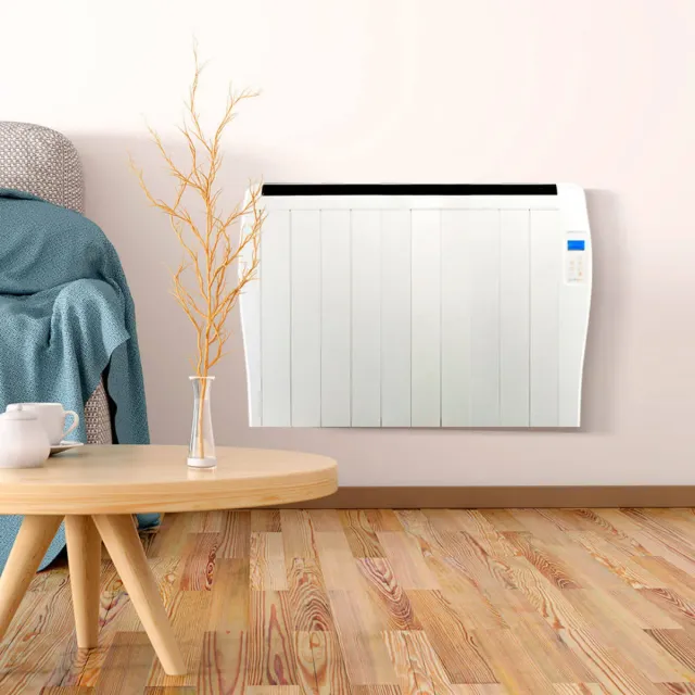 Convector eléctrico blanco