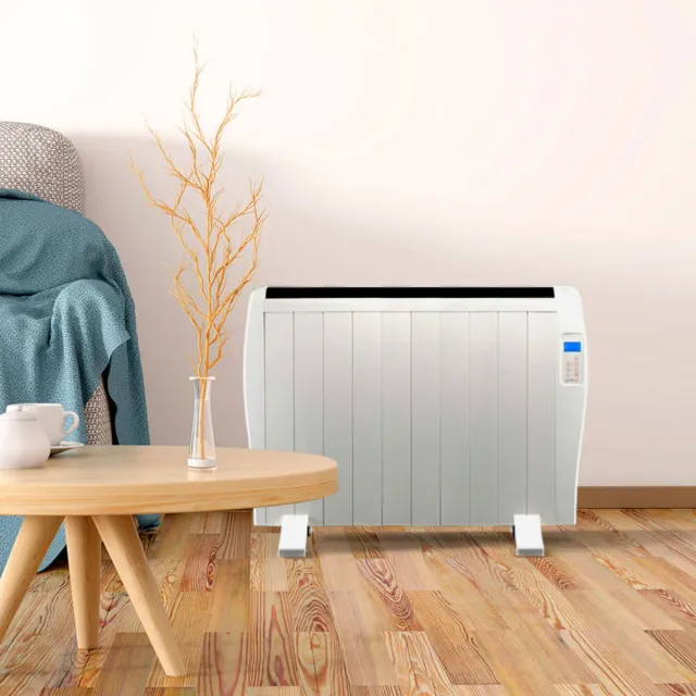 Convector eléctrico blanco