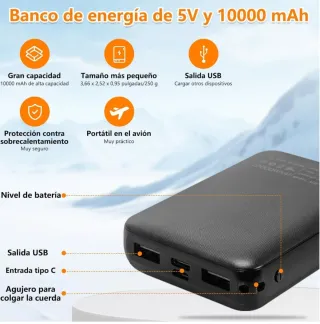 Chaleco Calefactable forro polar XL USB 10000mAh