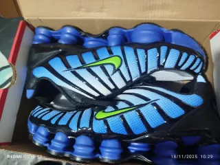 Nike Shox Muelles Azul y Verde