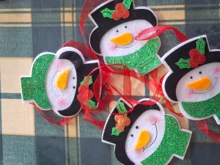 Decorazioni Natalizie in Tessuto