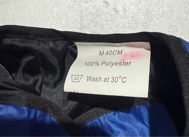 Chubasquero perro talla M (40cm)