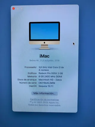 Ordenador Apple iMac