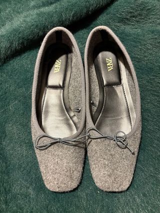 Bailarinas Zara Grises