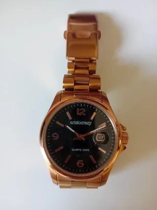 Reloj Aristocrazy Dorado Negro