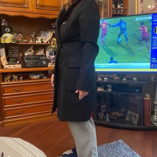 Capotto nero elegante