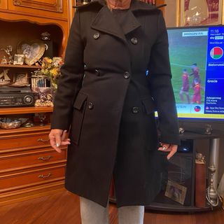 Capotto nero elegante