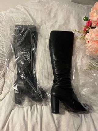 Botas altas Wonder negras