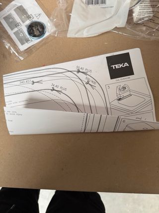 Fregadero bajo encimera Teka 401x401x185mm