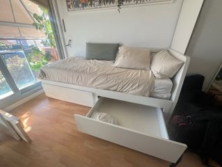 Cama extensible individual/doble Ikea & colchones