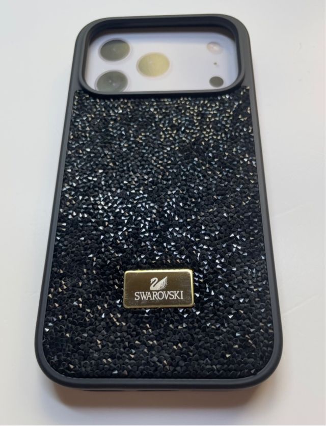 Funda iPhone 17 Pro Swarovski Negra