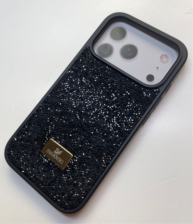 Funda iPhone 17 Pro Swarovski Negra