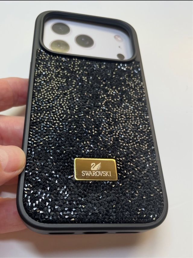 Funda iPhone 17 Pro Swarovski Negra