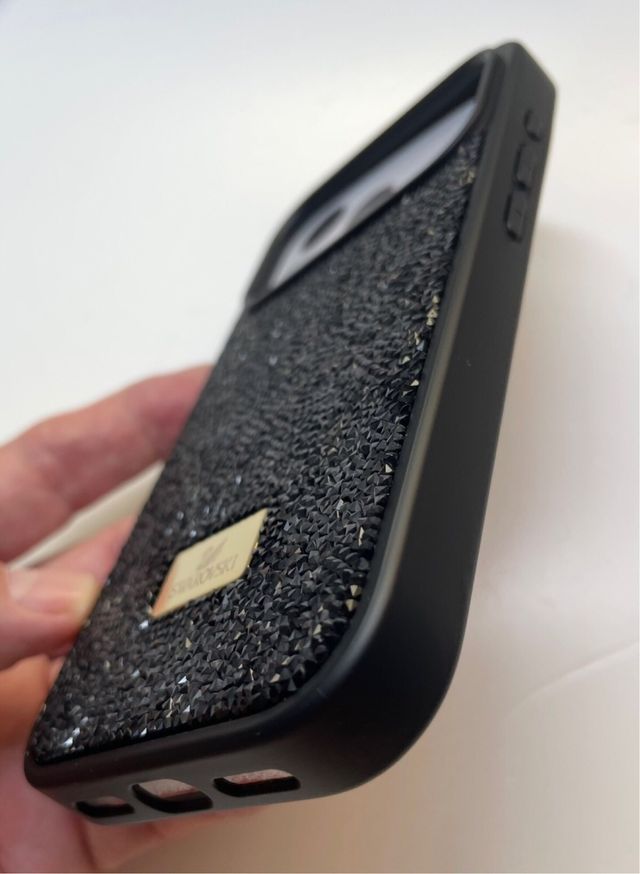 Funda iPhone 17 Pro Swarovski Negra