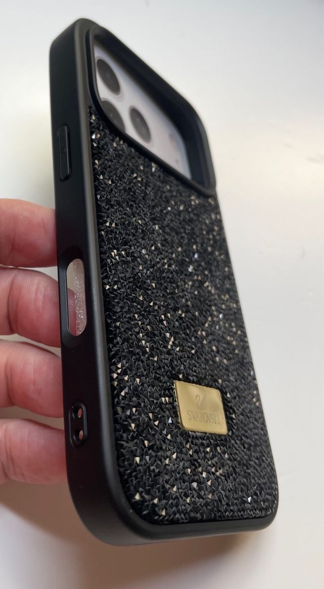Funda iPhone 17 Pro Swarovski Negra