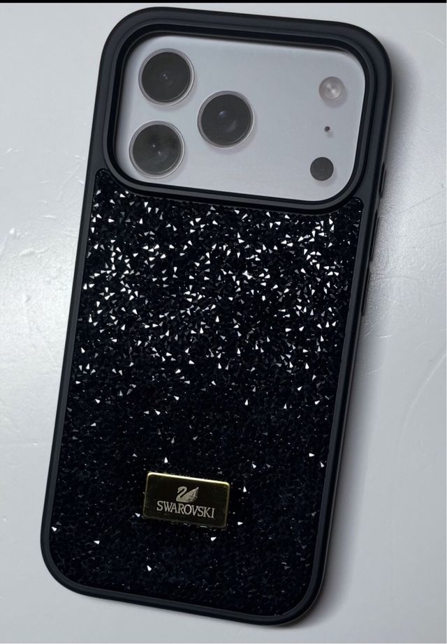 Funda iPhone 17 Pro Swarovski Negra