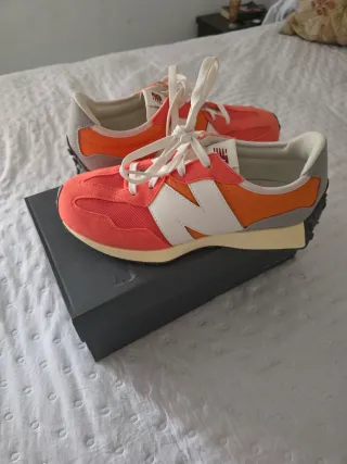 Zapatillas New Balance Naranja y Rosa Talla 38.5
