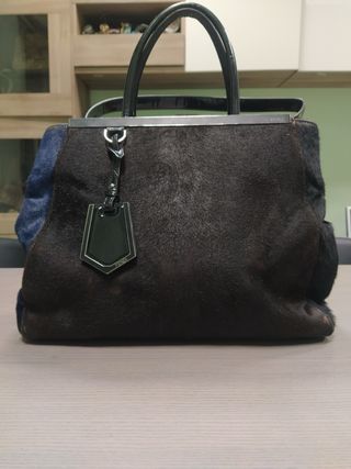 Borsa Fendi 2Jours Pelle e Cavallino