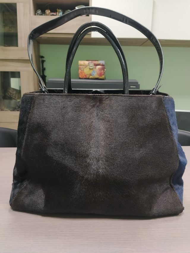 Borsa Fendi 2Jours Pelle e Cavallino