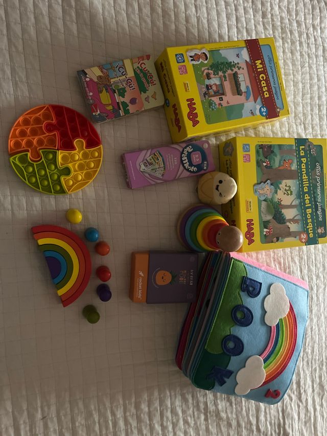 Lote 3 Juegos HABA 2+ años