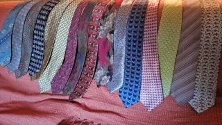 LOTE VINTAGE (38) Corbatas de Seda Alta Calidad.