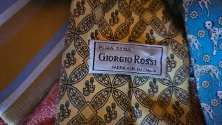 LOTE VINTAGE (38) Corbatas de Seda Alta Calidad.