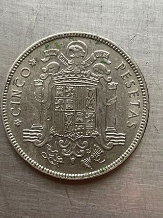 Moneda 5 Pesetas 1948. Francisco Franco