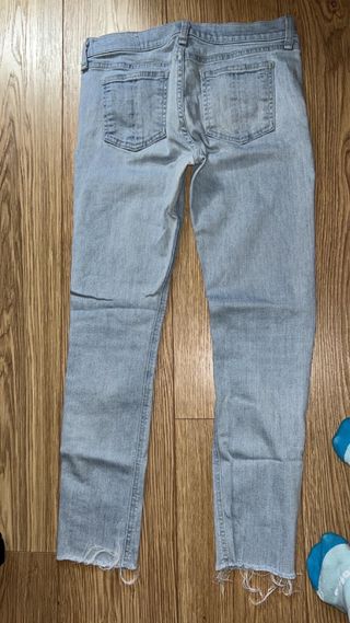 Rag & Bone Jeans Azules Desgastados Skinny