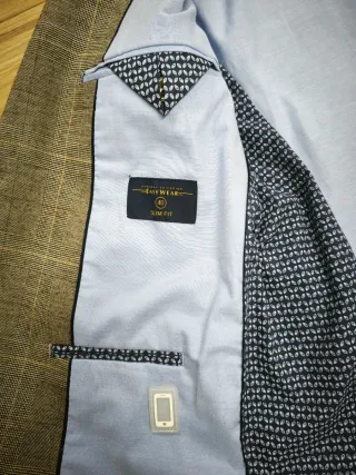 Chaqueta americana T.48 cuadros