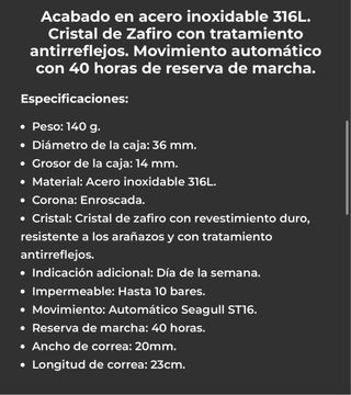 Reloj Pagani Design PD-1752 Nuevo