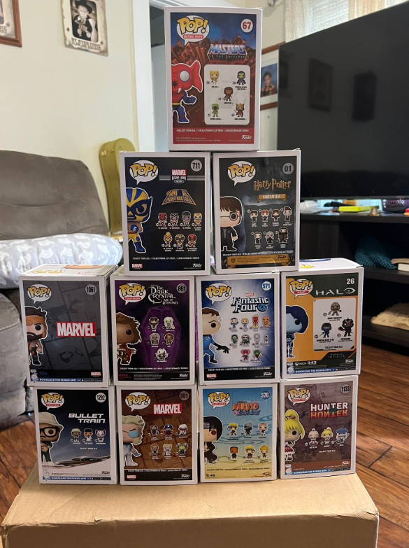 Action Figures Funko Pop di Diversi Personaggi