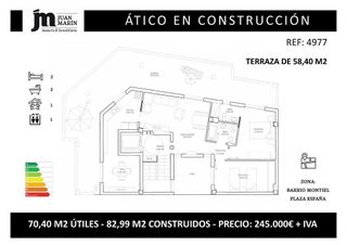 Ático en venta en Cieza