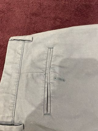 Pantalón de vestir azul hombre