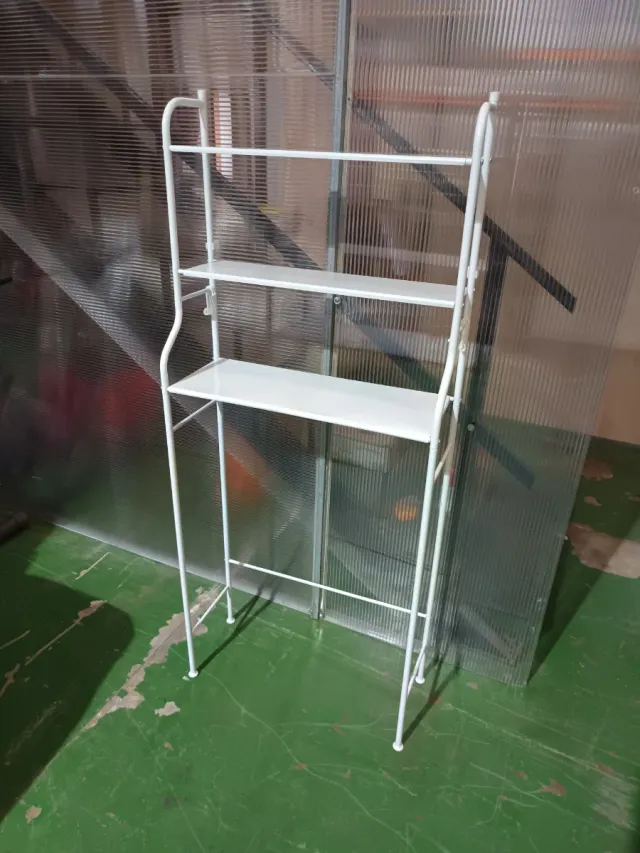 Estantería Baño Metálica Blanca