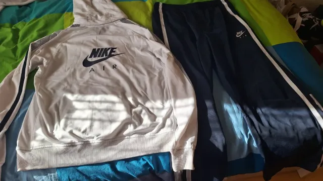 Conjunto Chándal Nike Blanco y Azul
