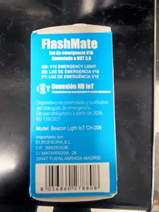 Baliza V16 Geolocalizable DCT 3.0 y chaleco