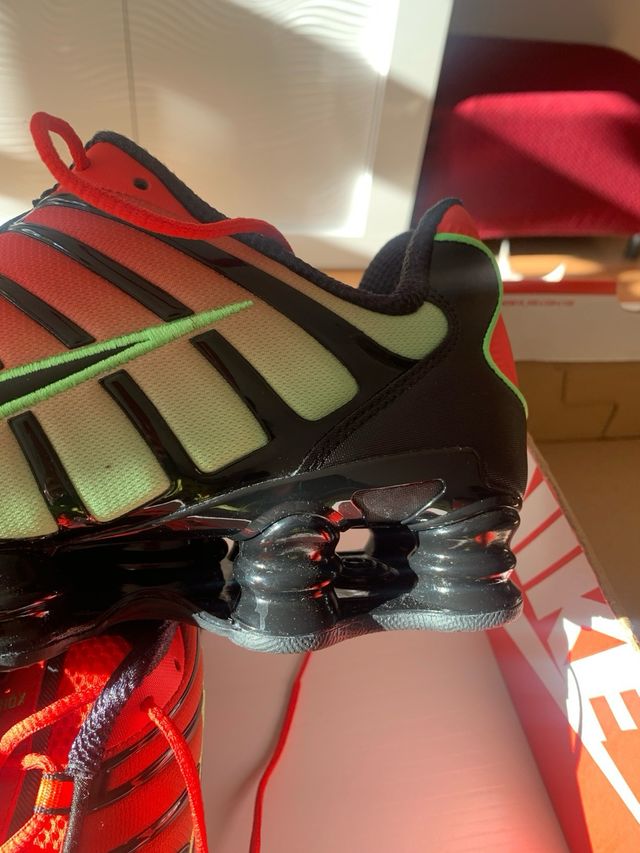 Nike Shox TL Rojo y Verde