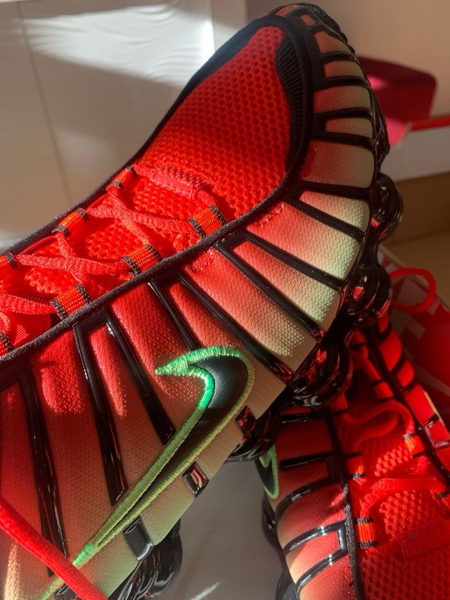 Nike Shox TL Rojo y Verde