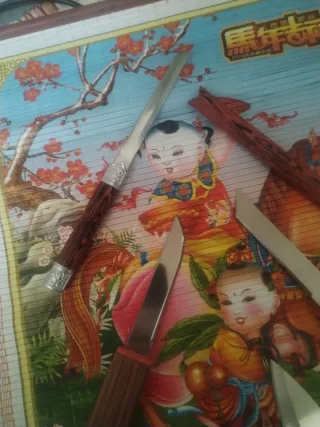 Set coltelli piccoli collezione legno metallo