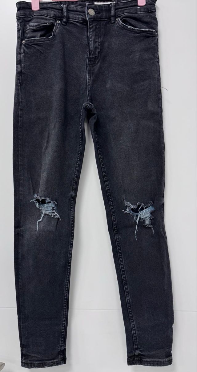 Pantalón vaquero negro Lefties Talla 13-14