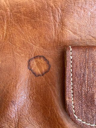 Bandolera de piel hecha a mano